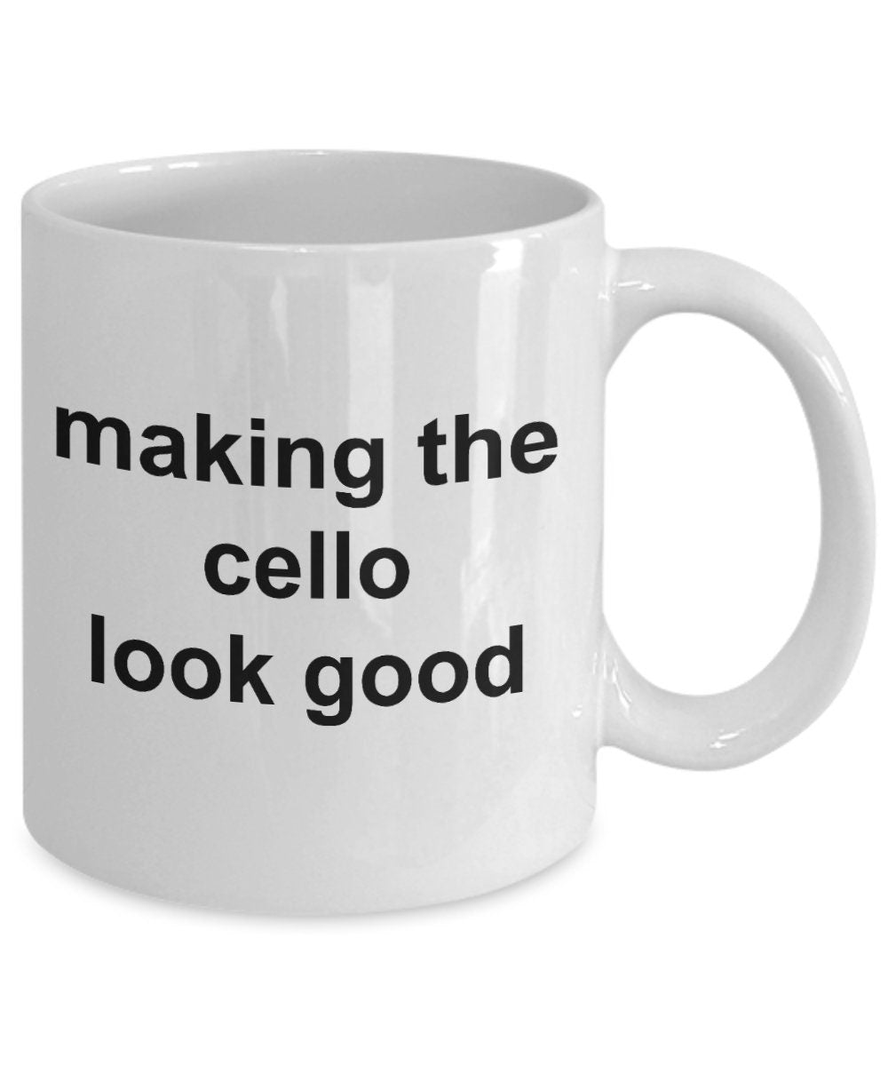 Funny Cello Player Mug - Mallard Moon Gift Shop