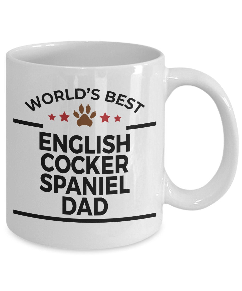 English Cocker Spaniel Dog Dad Mug - Mallard Moon Gift Shop