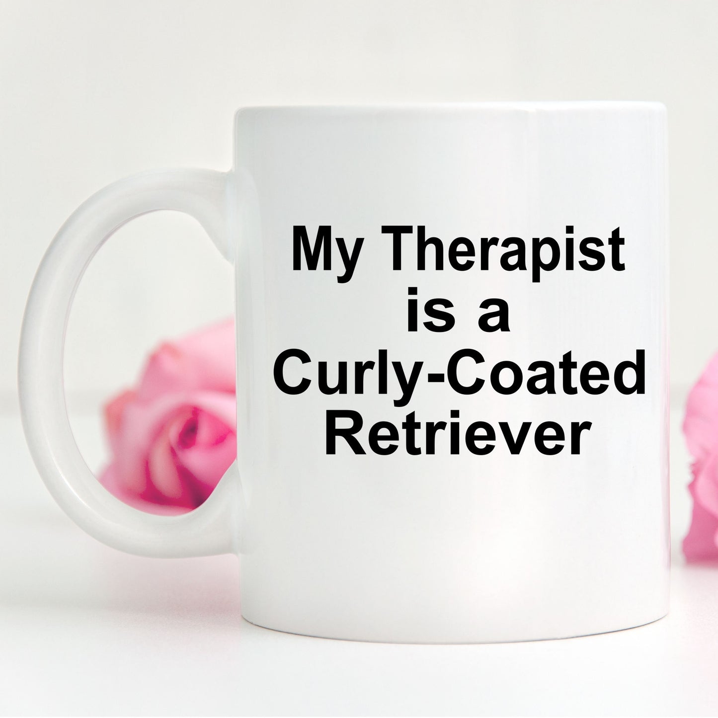 Curly-Coated Retriever Dog Therapist Mug - Mallard Moon Gift Shop