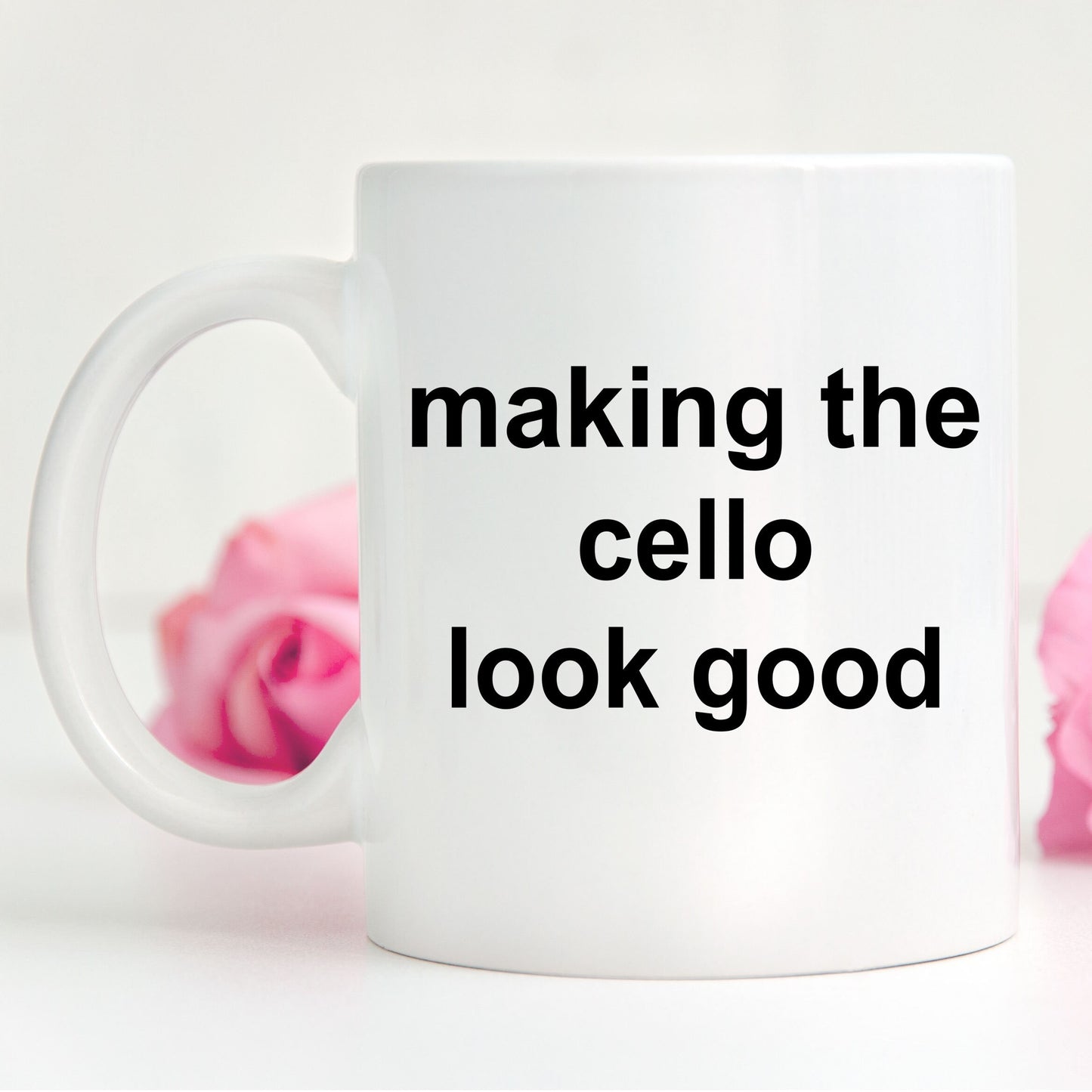 Funny Cello Player Mug - Mallard Moon Gift Shop