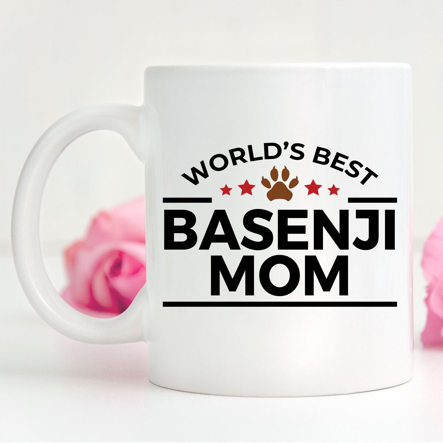 Basenji Dog Mom Mug - Mallard Moon Gift Shop