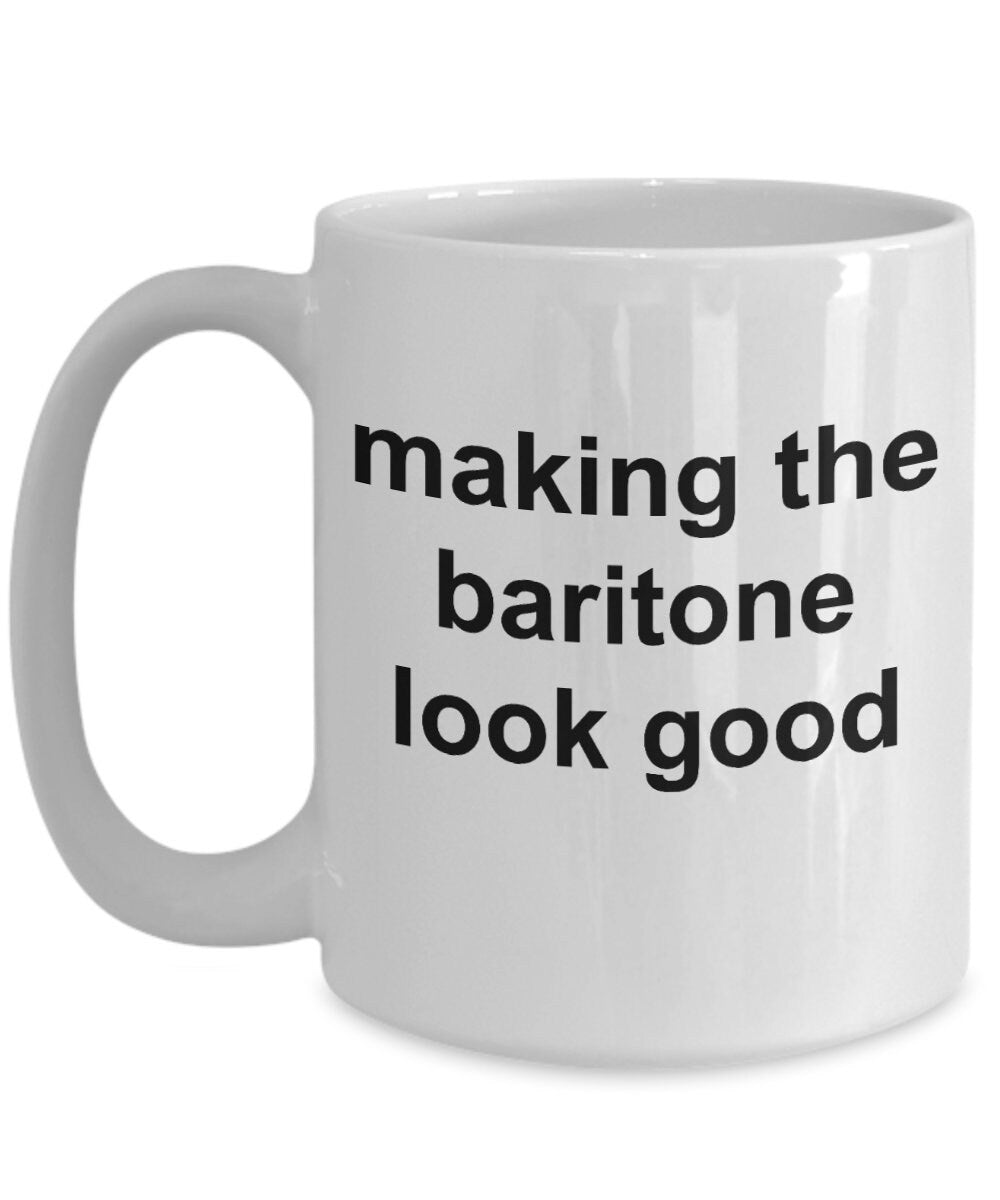 Baritone Player Funny Mug - Mallard Moon Gift Shop