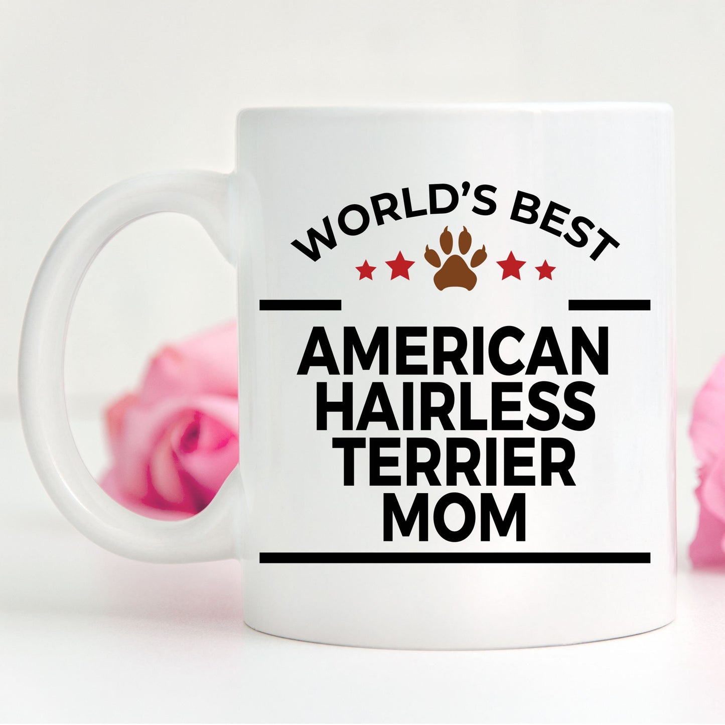 American Hairless Terrier Dog Mom Mug - Mallard Moon Gift Shop