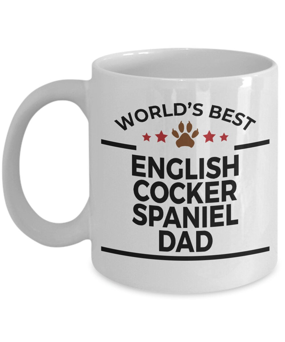 English Cocker Spaniel Dog Dad Mug - Mallard Moon Gift Shop
