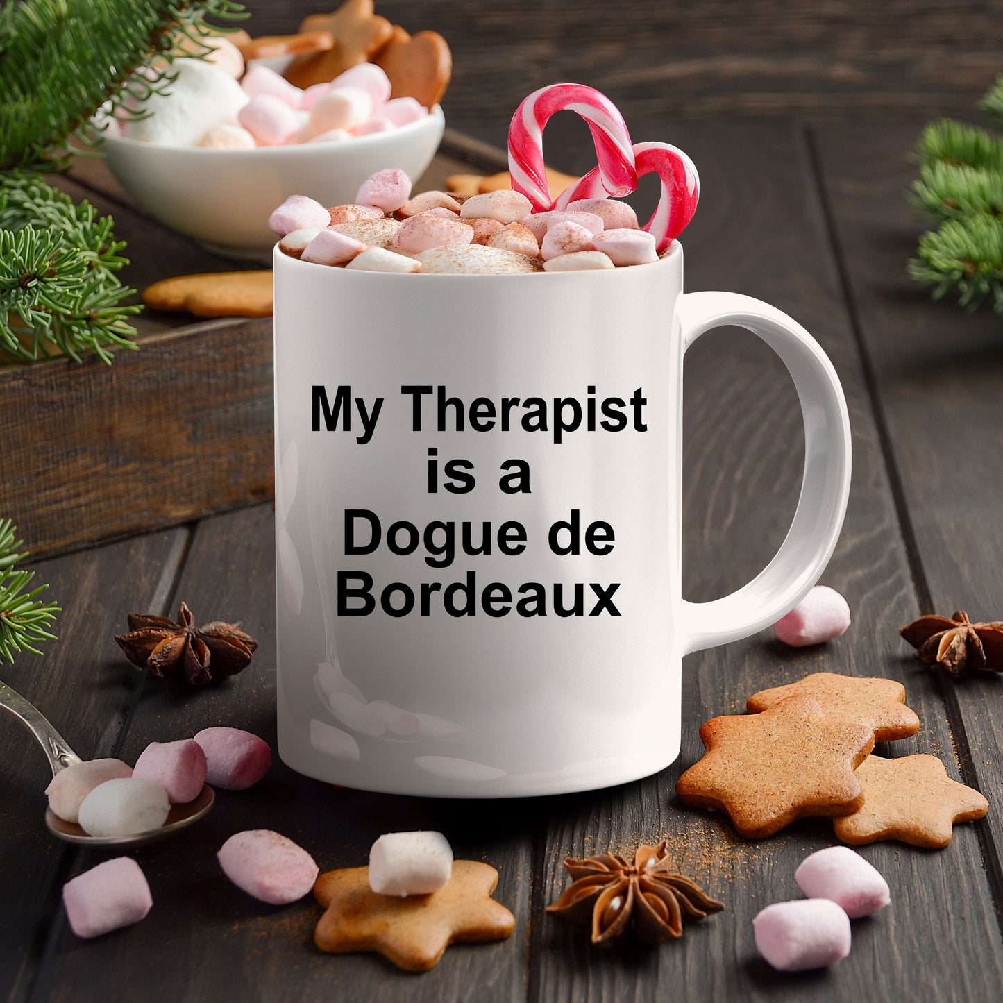 Dogue de Bordeaux Dog Therapist Mug - Mallard Moon Gift Shop
