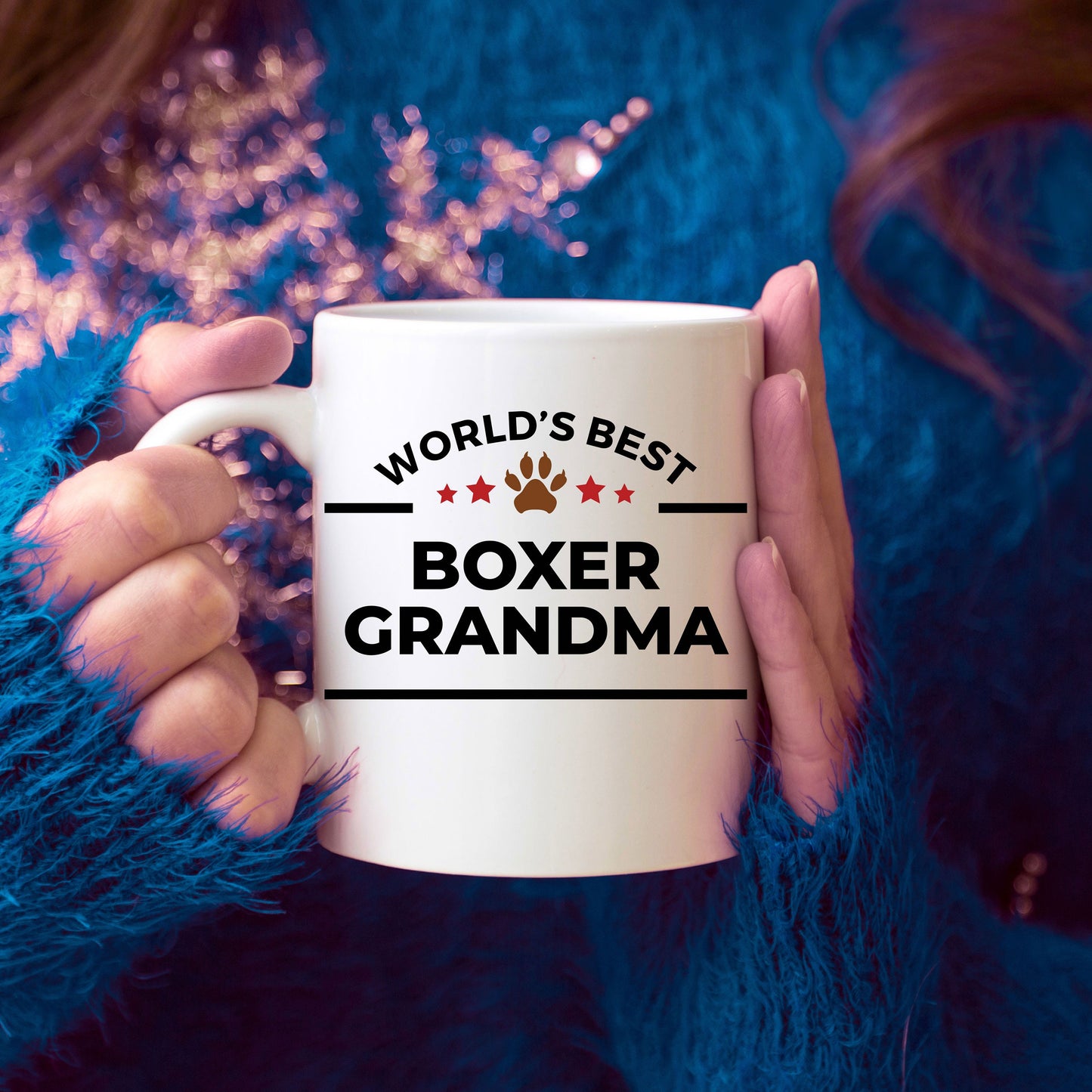 Boxer Dog Grandma Mug
