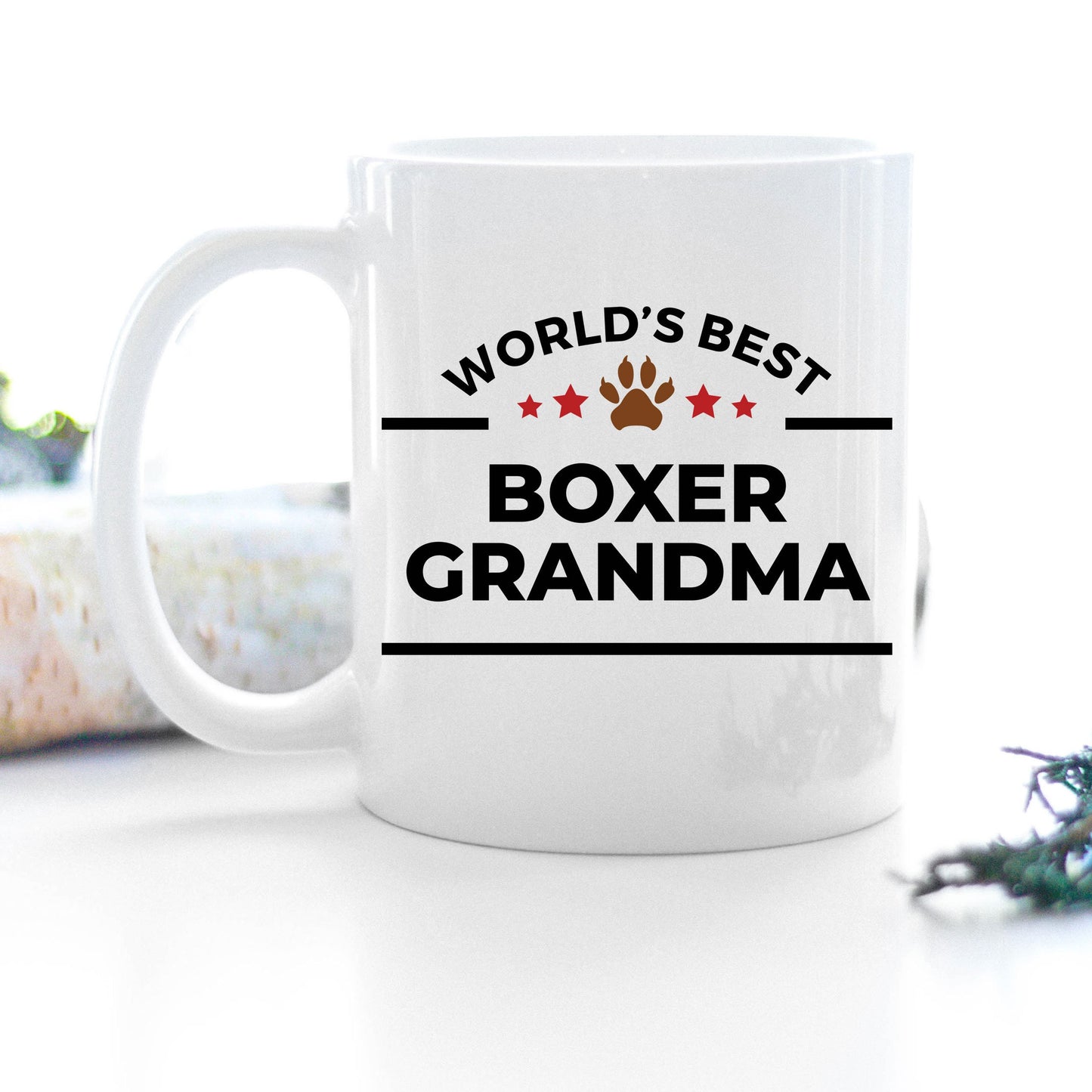 Boxer Dog Grandma Mug