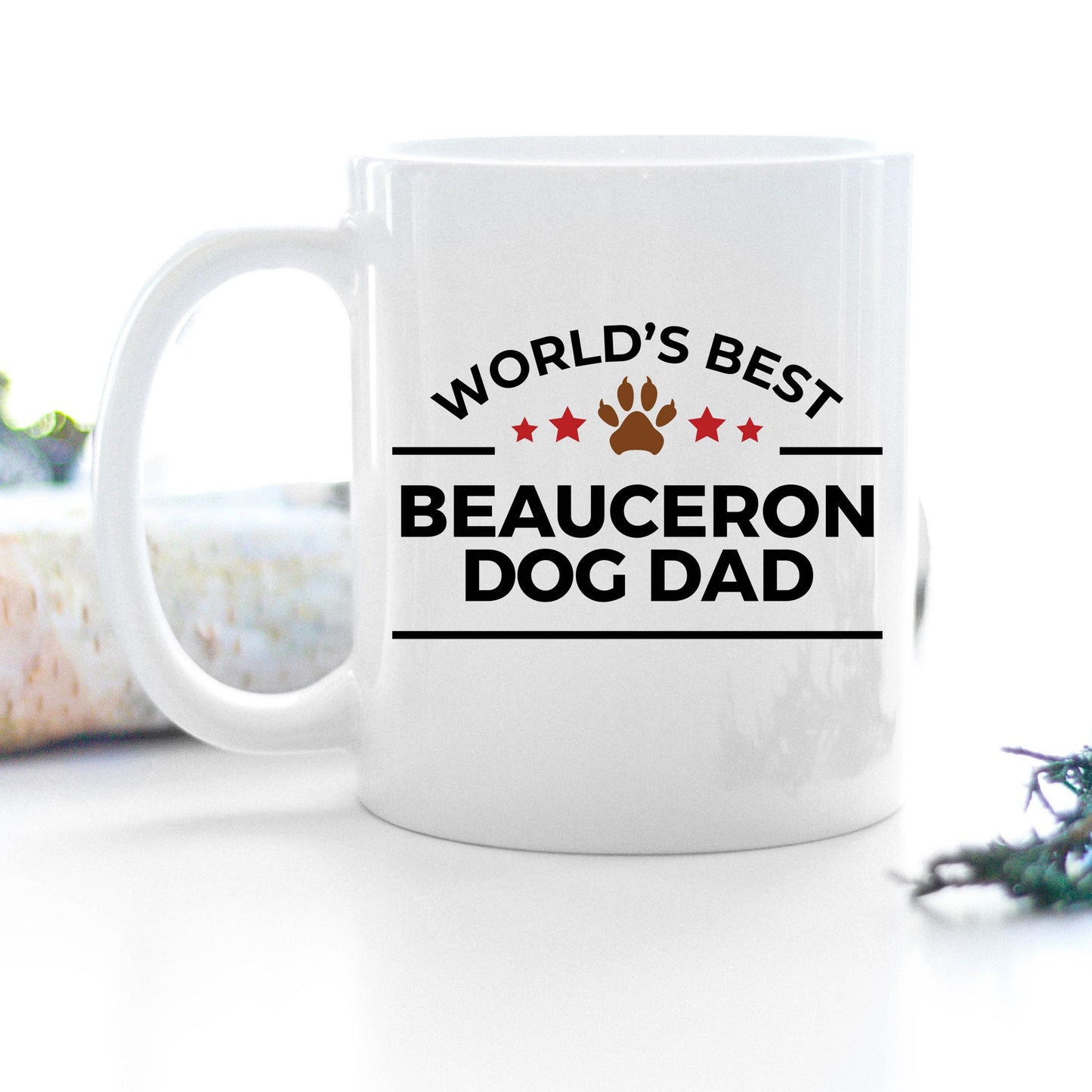 Beauceron Dog Dad Mug - Mallard Moon Gift Shop