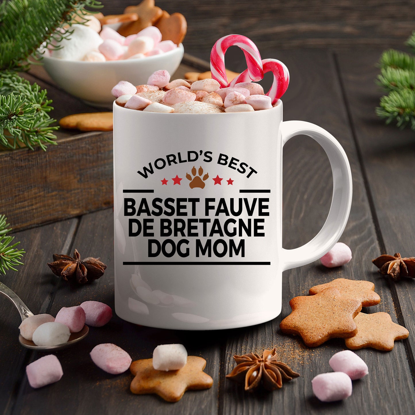 Basset Fauve de Bretagne Dog Mom Mug - Mallard Moon Gift Shop