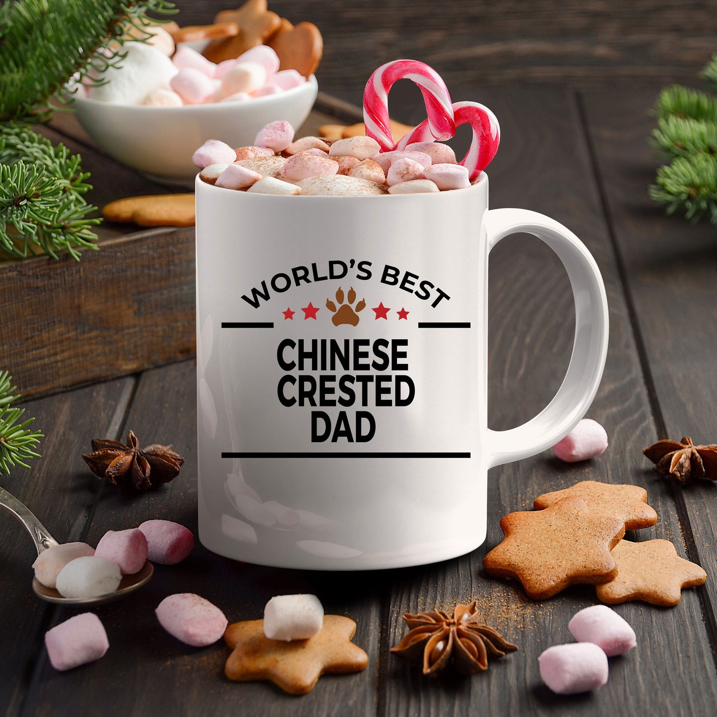 Chinese Crested Dog Dad Mug - Mallard Moon Gift Shop