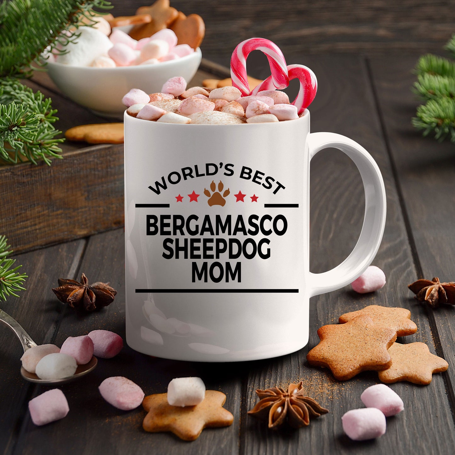 Bergamasco Sheepdog Mom Mug - Mallard Moon Gift Shop
