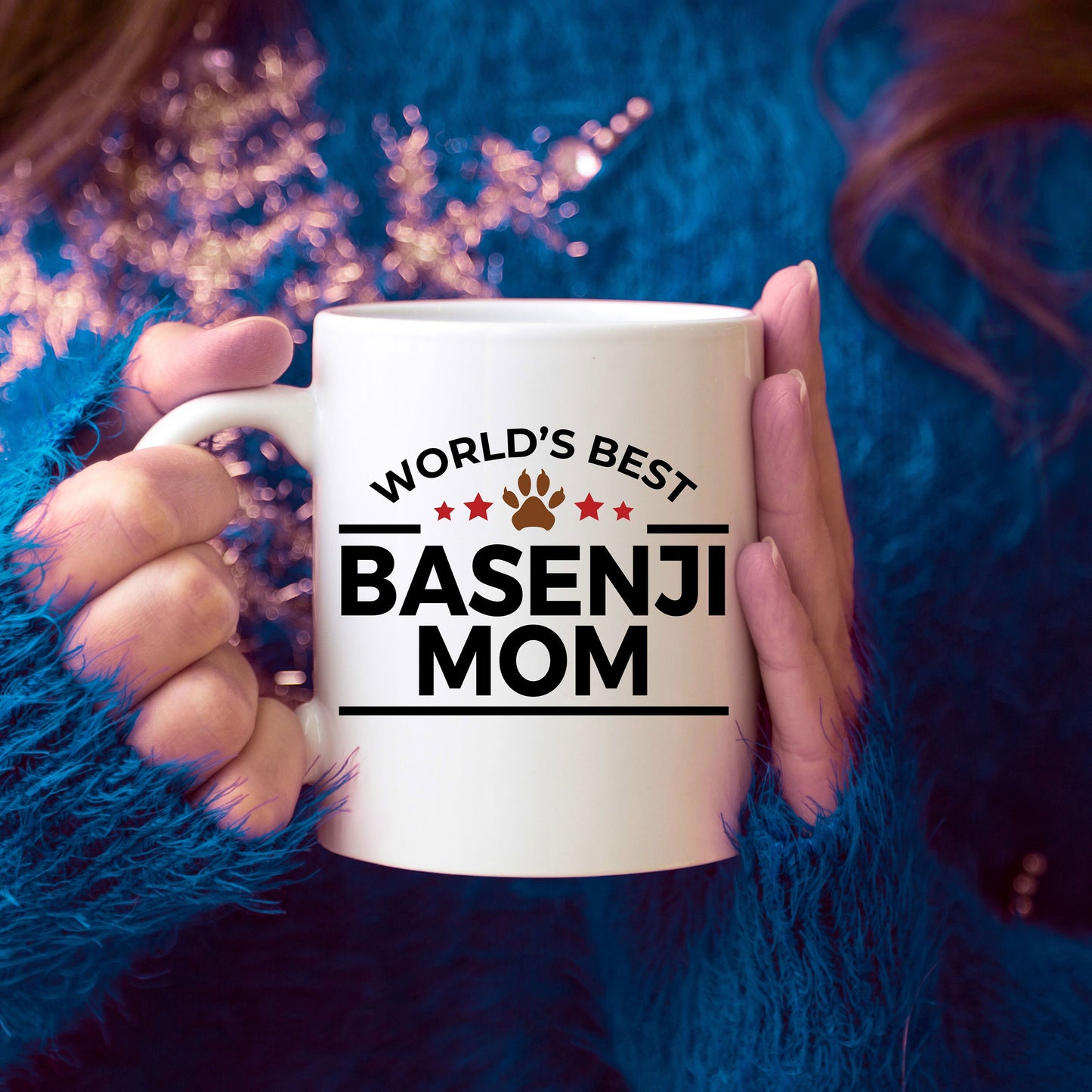 Basenji Dog Mom Mug - Mallard Moon Gift Shop