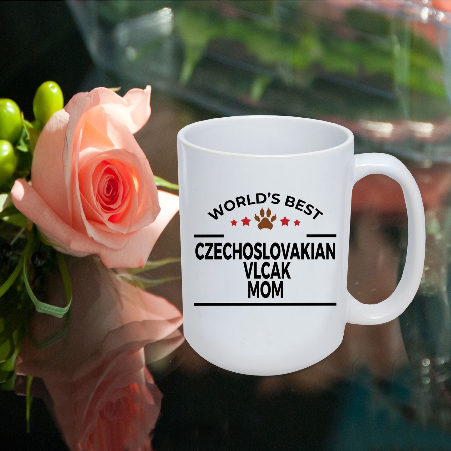 Czechoslovakian Vlcak Dog Mom Mug - Mallard Moon Gift Shop
