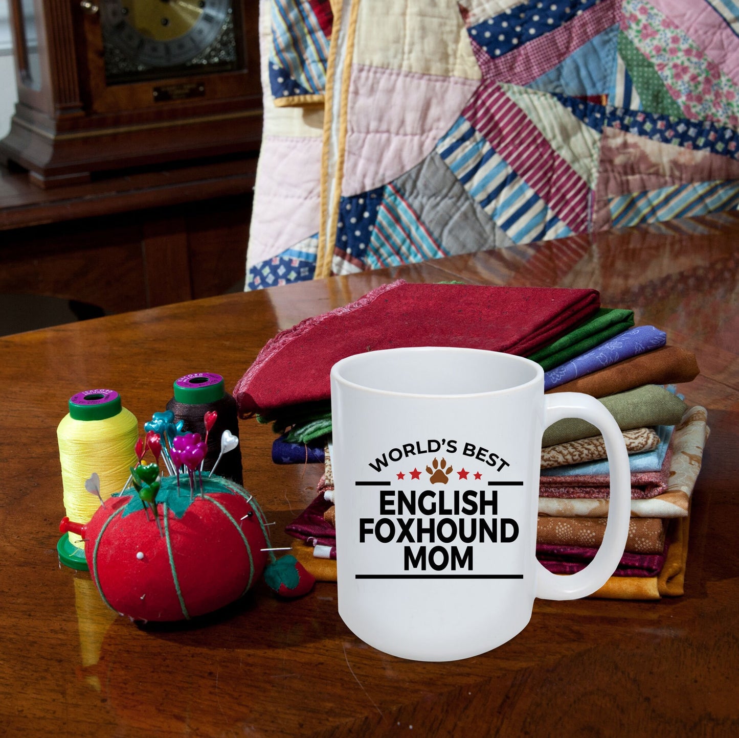 English Foxhound Dog Mom Coffee Mug