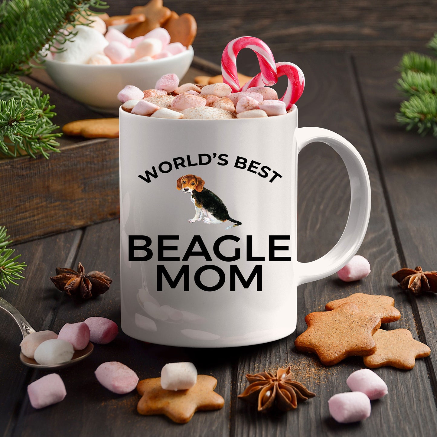 Beagle Puppy Dog Mom Mug - Mallard Moon Gift Shop