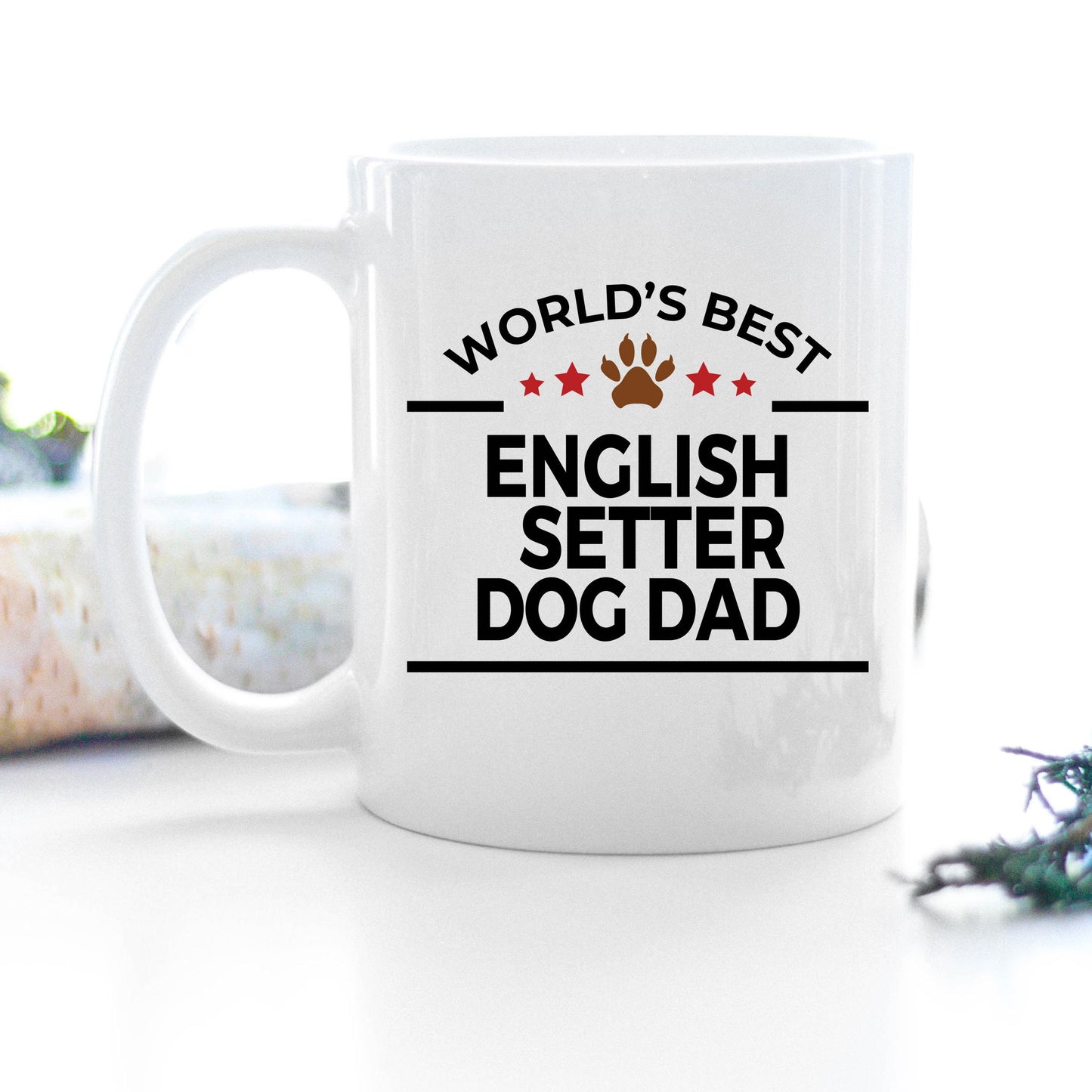 English Setter Dog Dad Mug - Mallard Moon Gift Shop