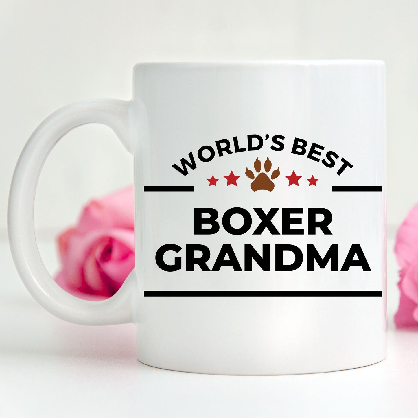 Boxer Dog Grandma Mug