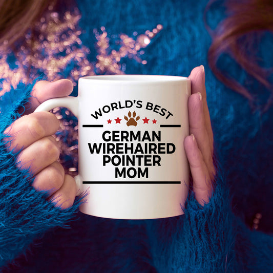 German Wirehaired Pointer Dog Mom Mug - Mallard Moon Gift Shop