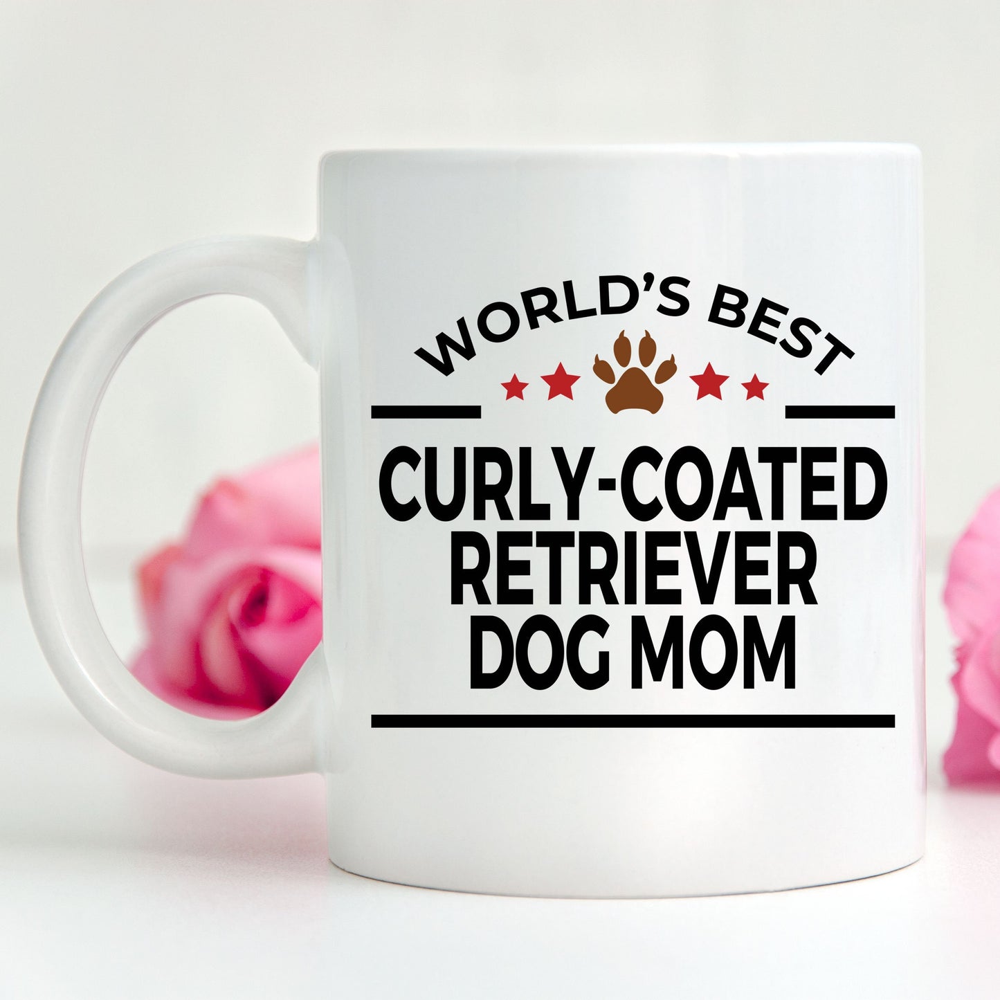 Curly-coated Retriever Dog Mom Mug - Mallard Moon Gift Shop