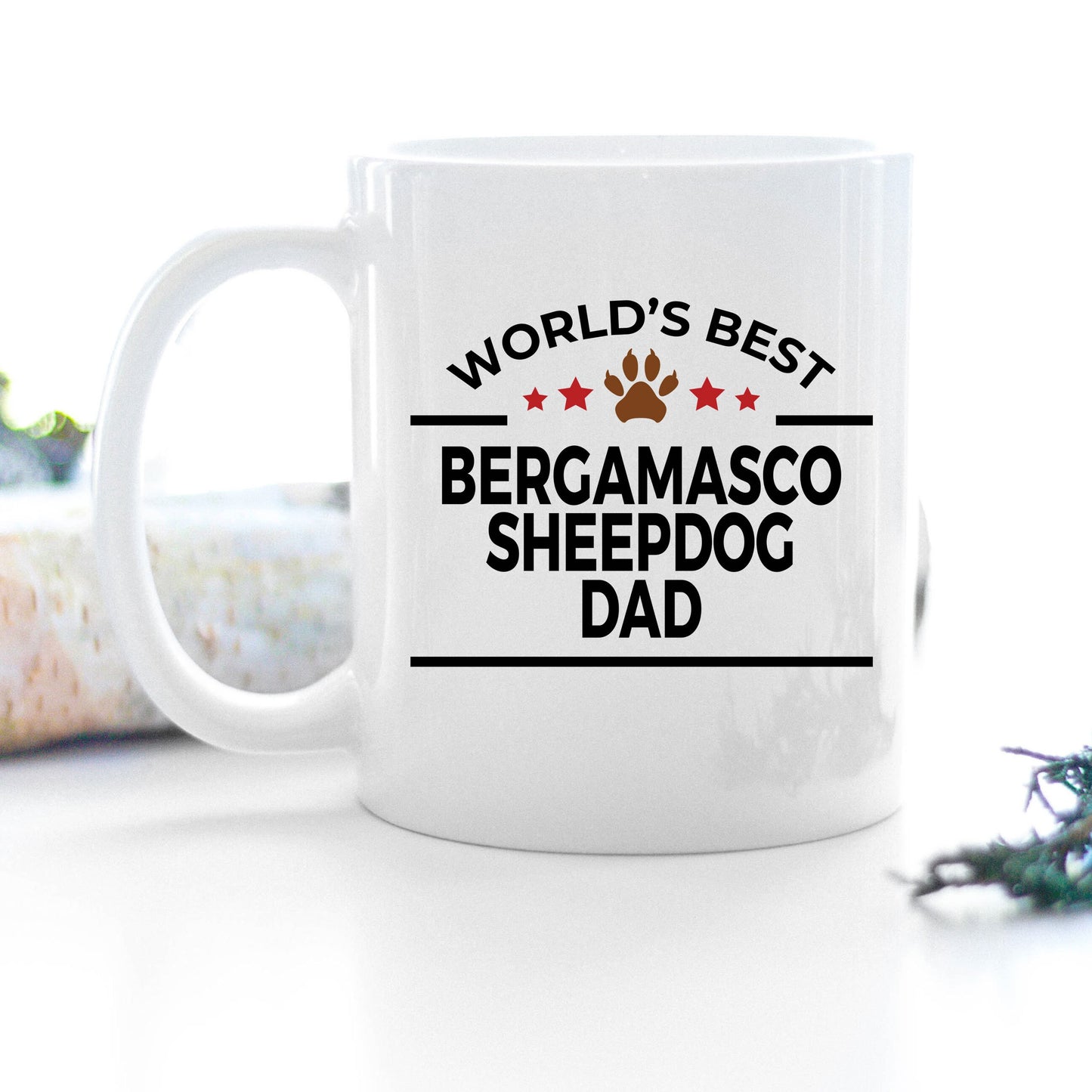 Bergamasco Sheepdog Dad Mug - Mallard Moon Gift Shop