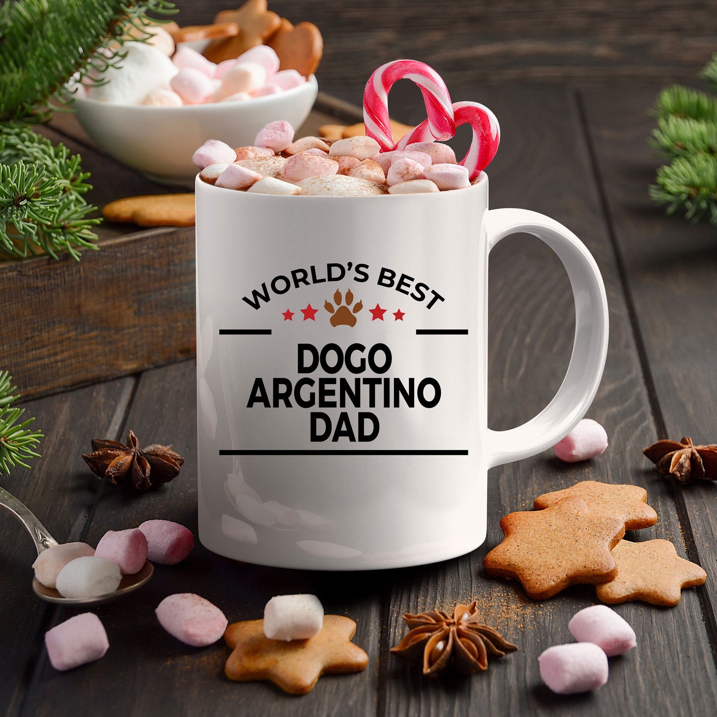 Dogo Argentino Dog Dad Mug - Mallard Moon Gift Shop