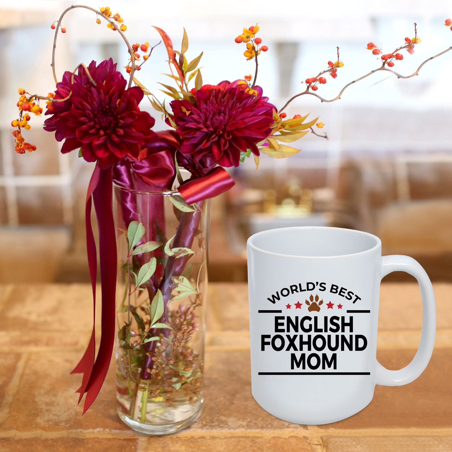 English Foxhound Dog Mom Coffee Mug