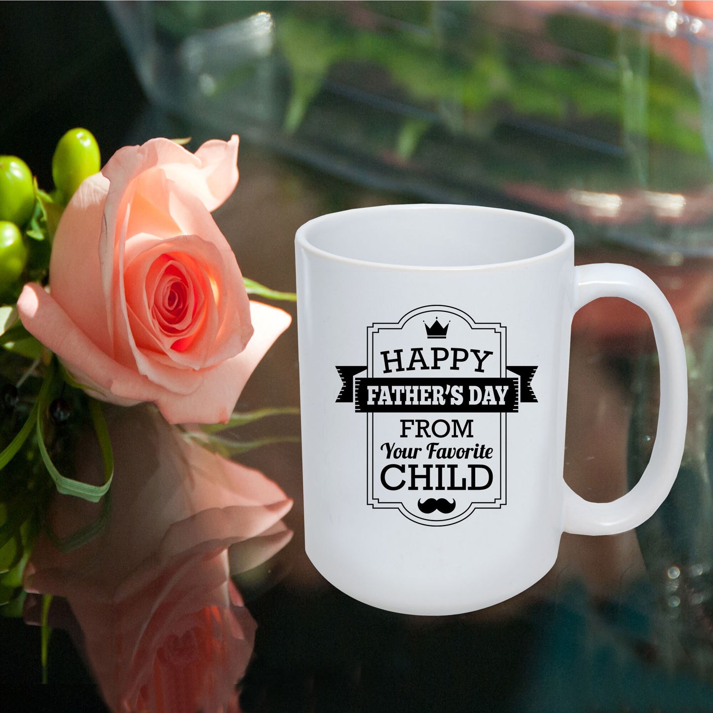 Funny Father's Day Mug from Favorite Child - Mallard Moon Gift Shop