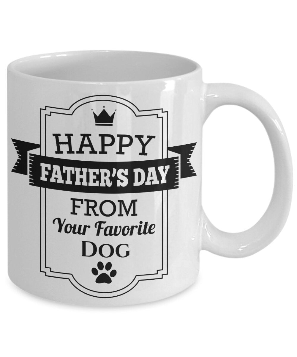 Funny Father's Day Dog Mug - Mallard Moon Gift Shop