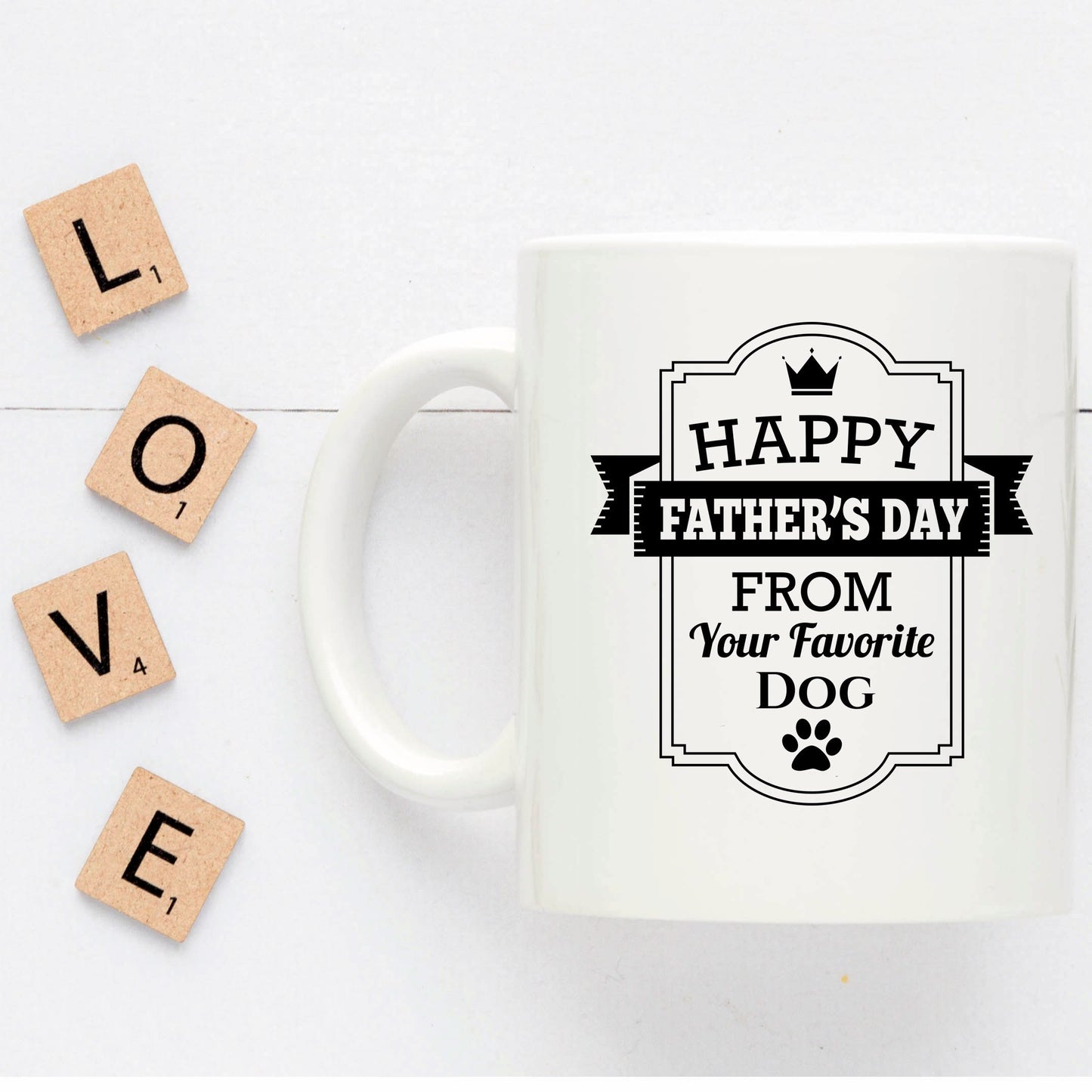 Funny Father's Day Dog Mug - Mallard Moon Gift Shop