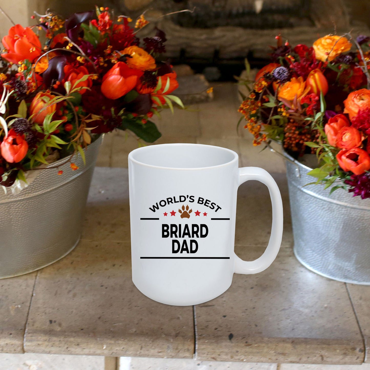 Briard Dog Dad Coffee Mug - Mallard Moon Gift Shop