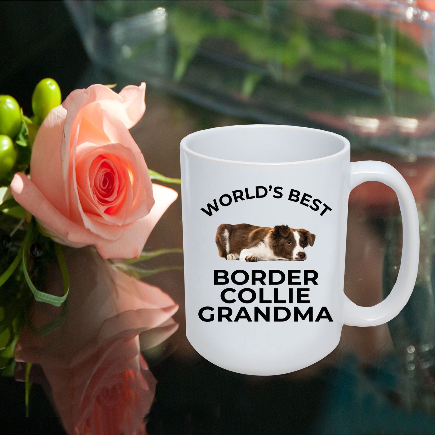 Border Collie Grandma Coffee Mug - Mallard Moon Gift Shop