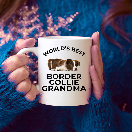 Border Collie Grandma Coffee Mug - Mallard Moon Gift Shop