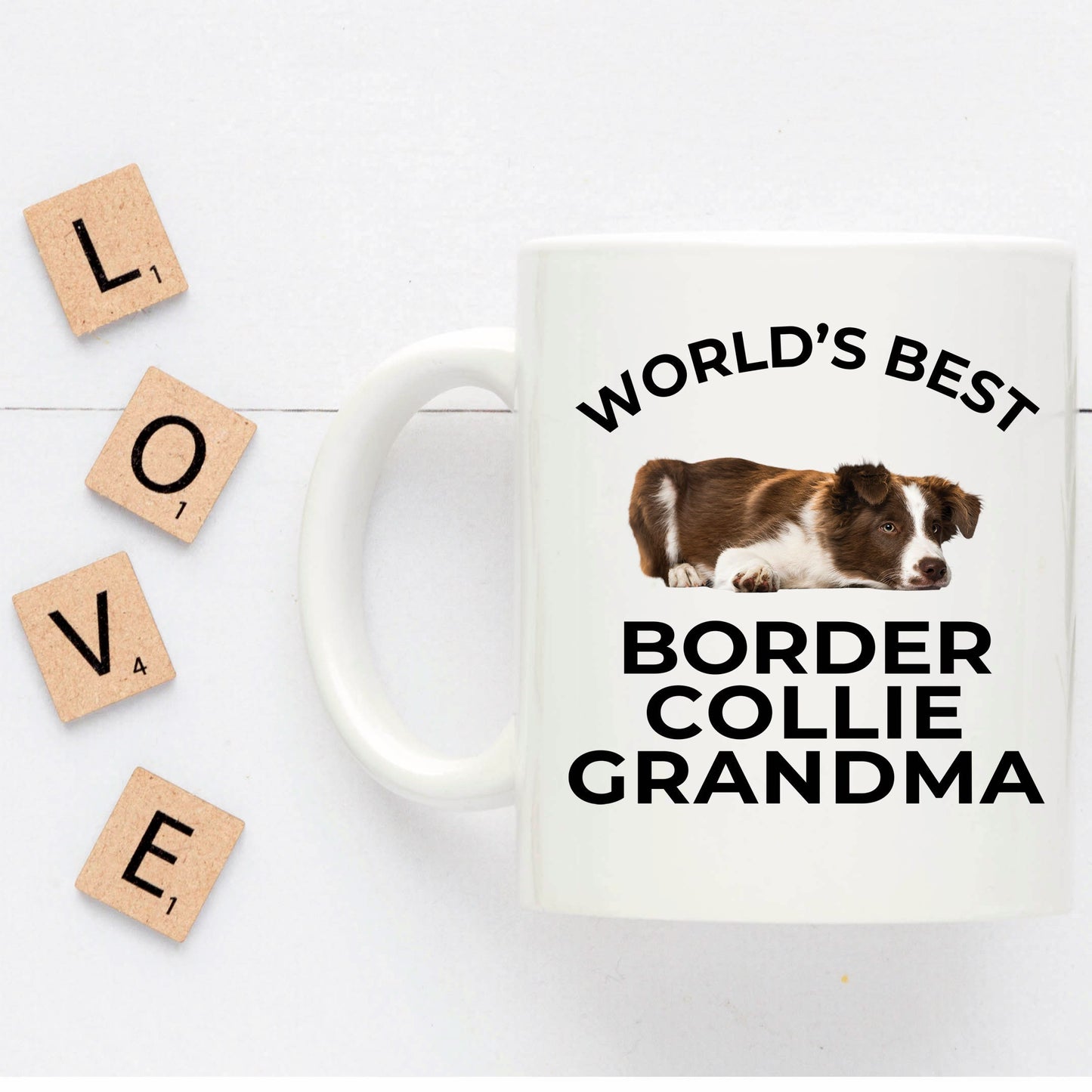 Border Collie Grandma Coffee Mug - Mallard Moon Gift Shop