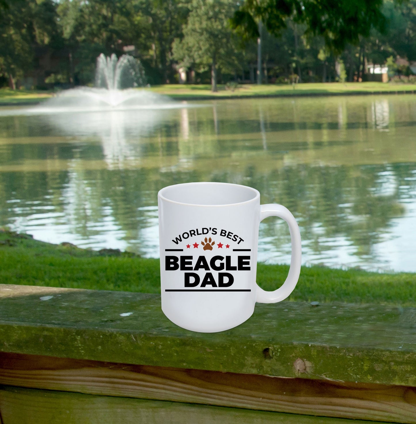 Beagle Dog Dad Mug - Mallard Moon Gift Shop