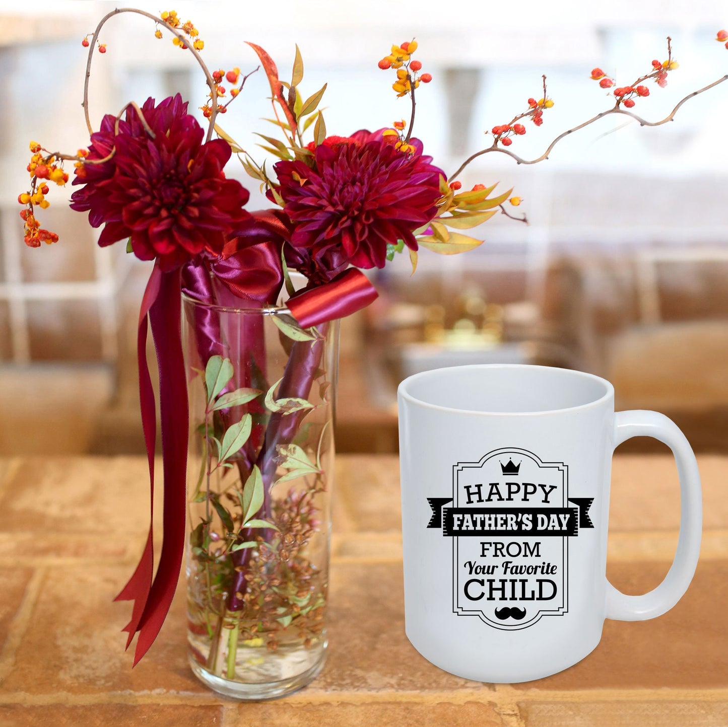 Funny Father's Day Mug from Favorite Child - Mallard Moon Gift Shop
