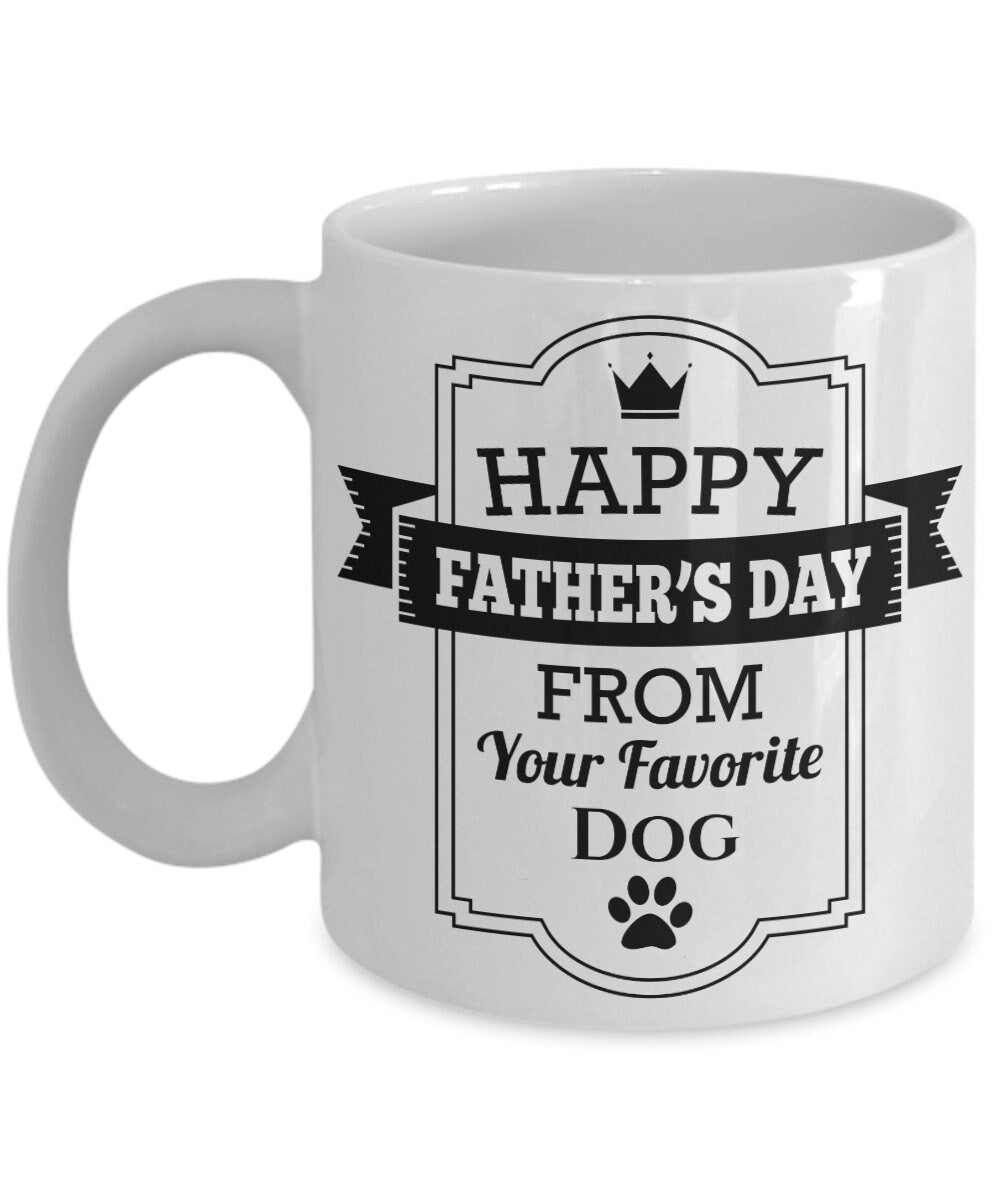 Funny Father's Day Dog Mug - Mallard Moon Gift Shop