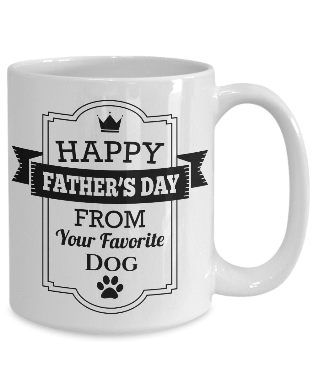 Funny Father's Day Dog Mug - Mallard Moon Gift Shop
