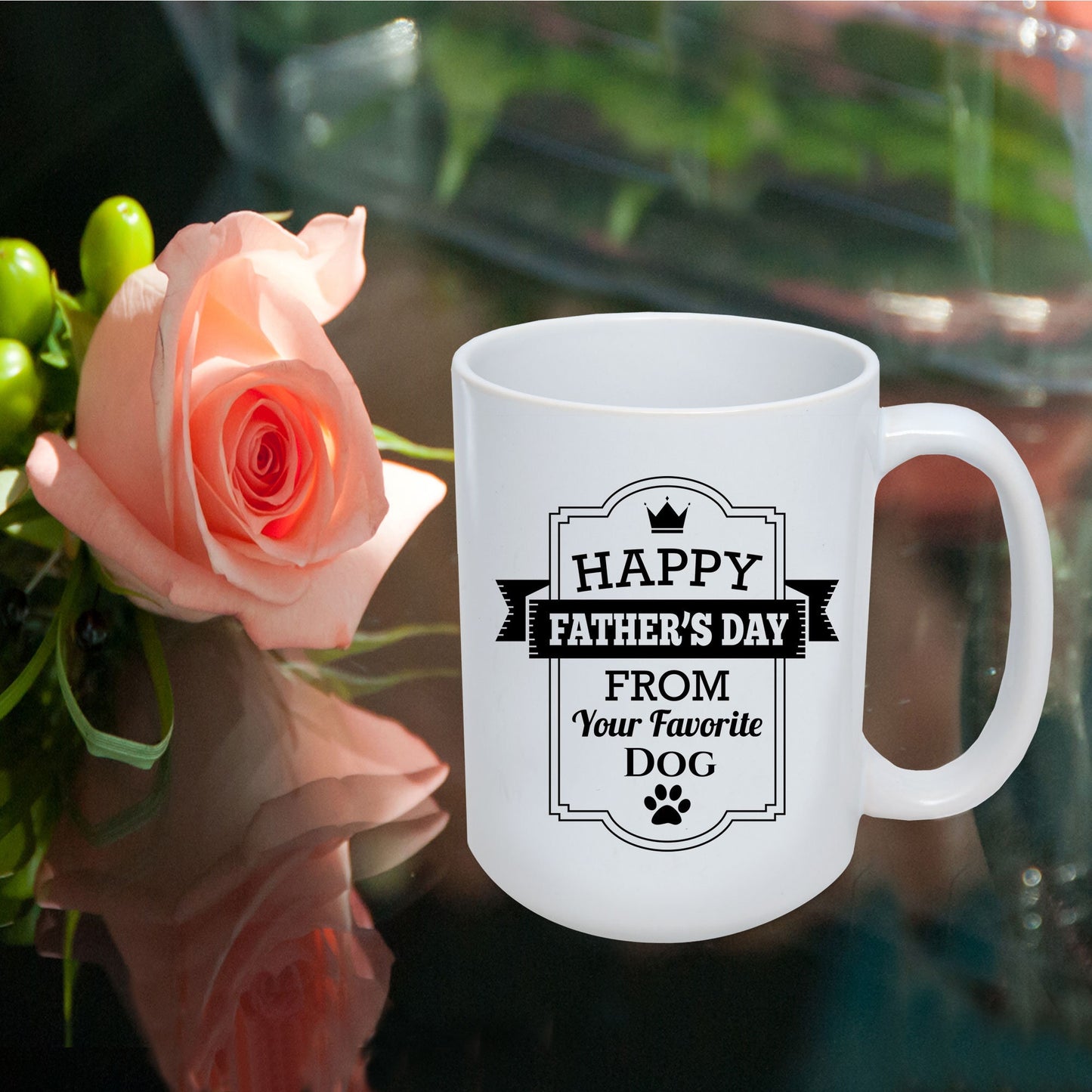 Funny Father's Day Dog Mug - Mallard Moon Gift Shop
