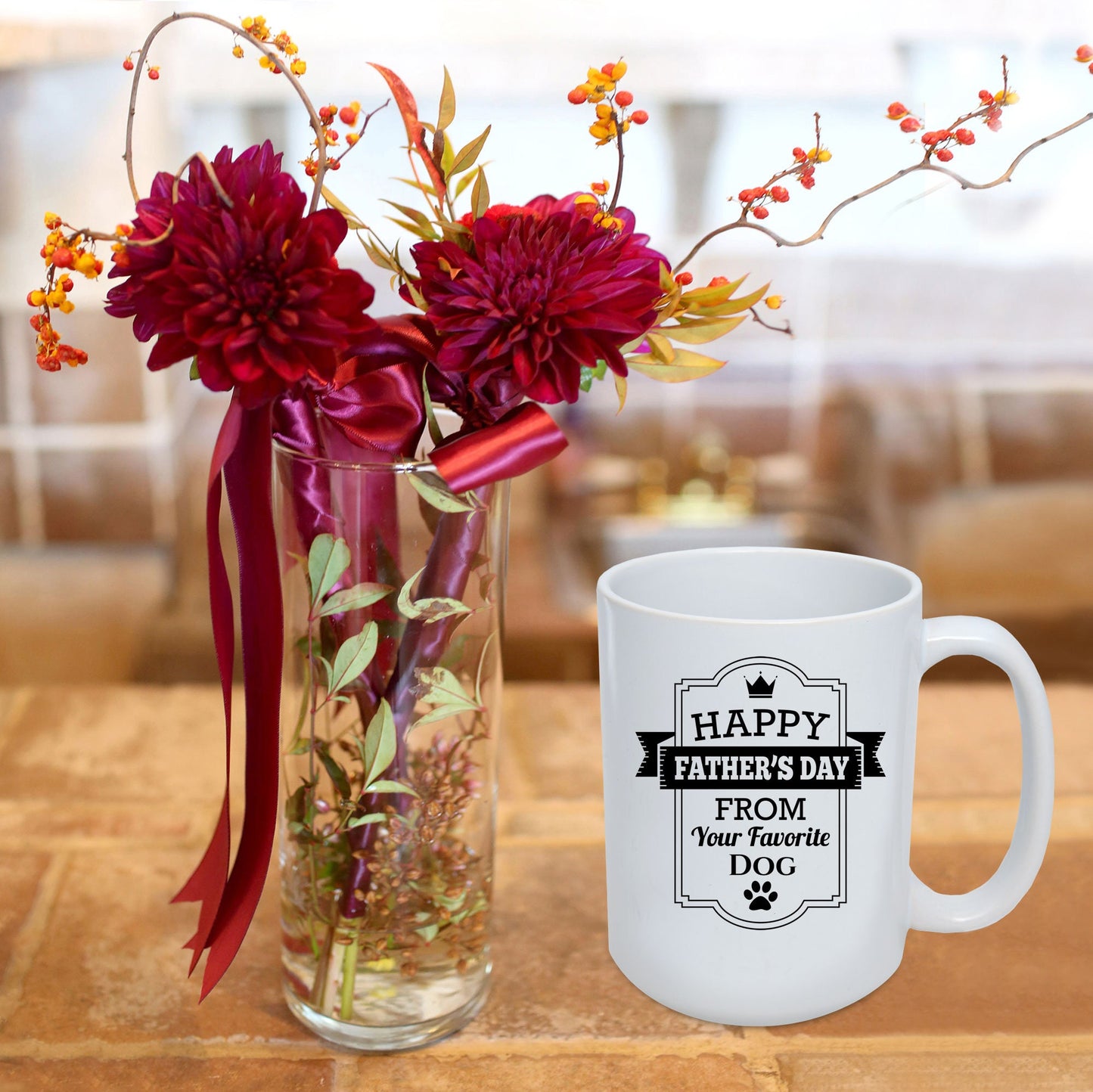 Funny Father's Day Dog Mug - Mallard Moon Gift Shop