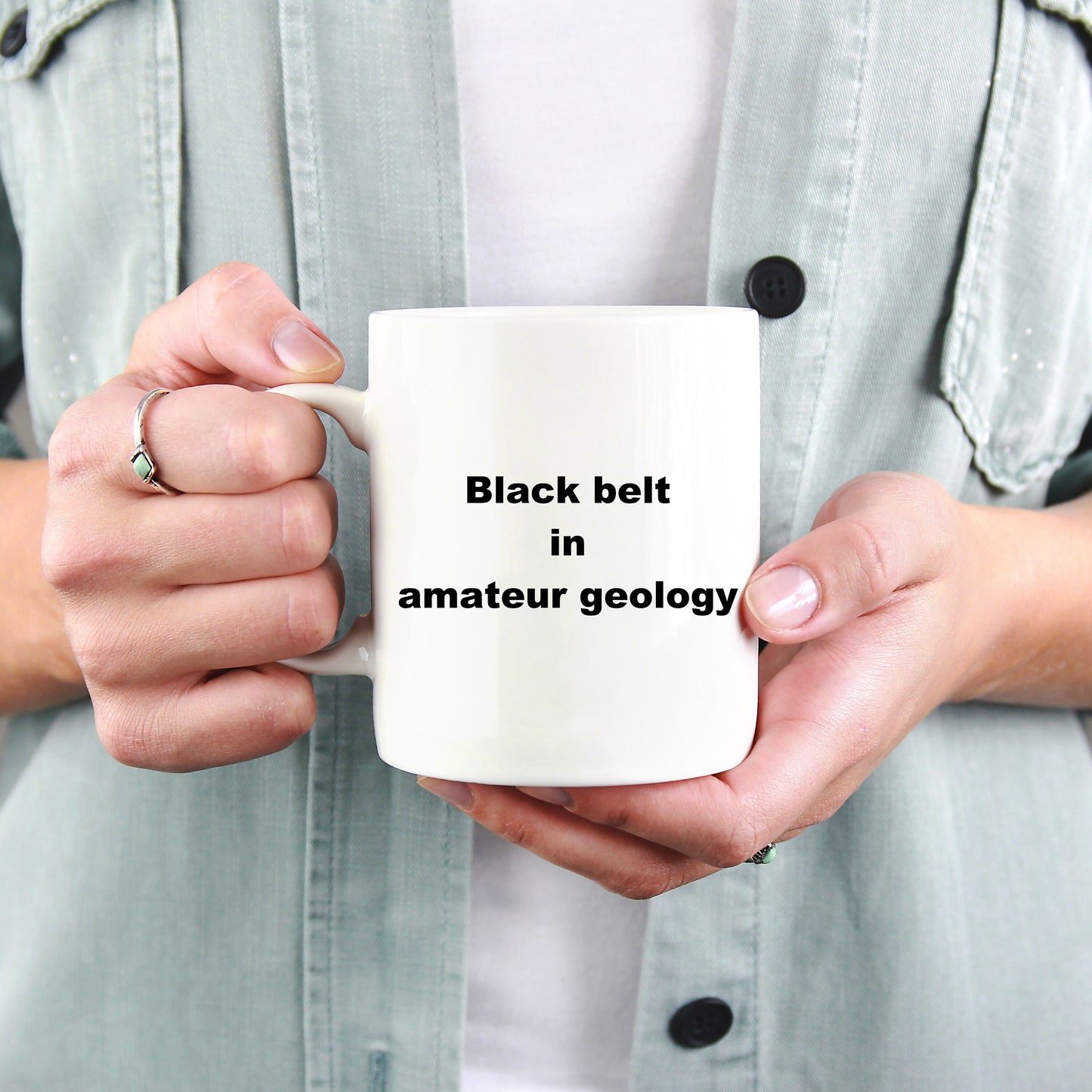 Amateur geology funny coffee mug - Mallard Moon Gift Shop