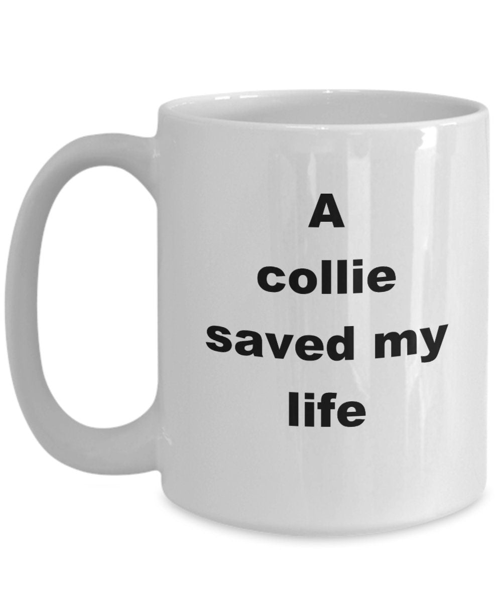 Collie dog coffee mug - Mallard Moon Gift Shop