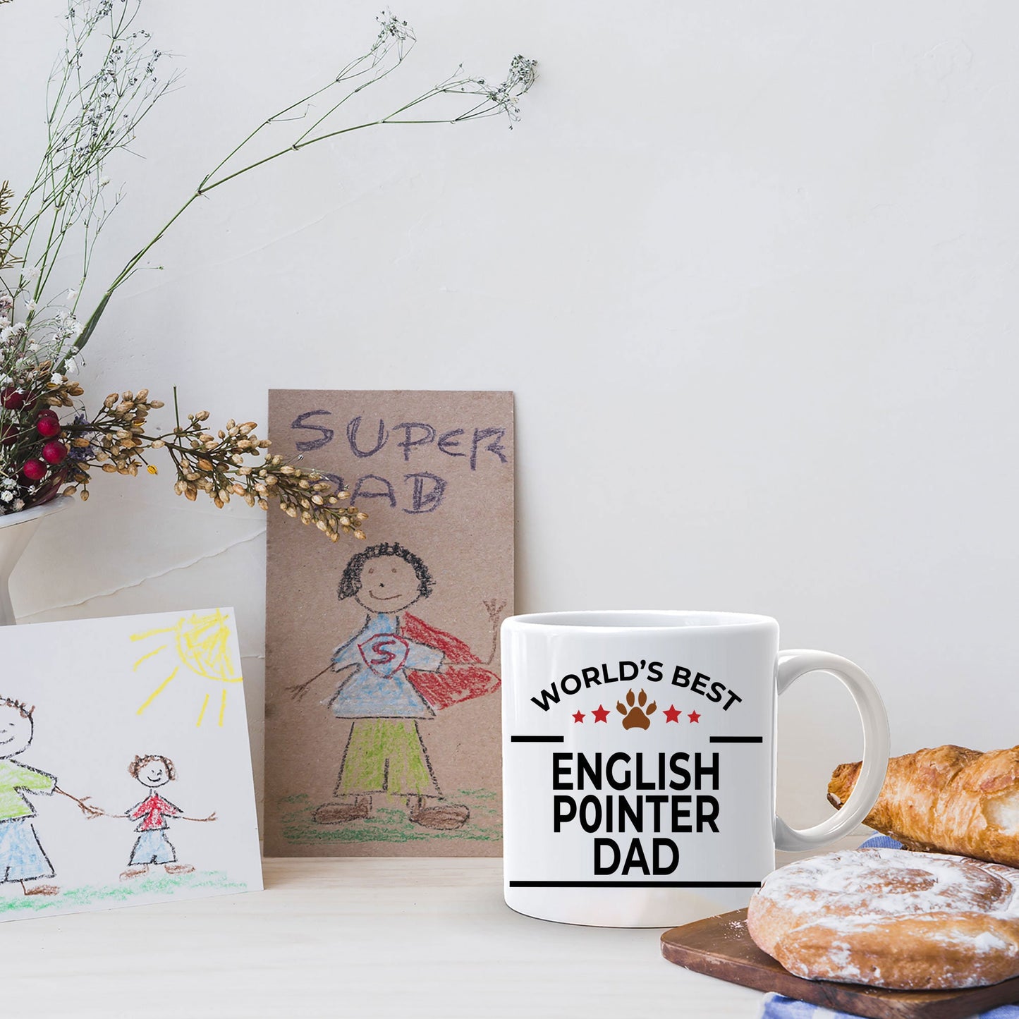 English Pointer Dog Dad Coffee Mug - Mallard Moon Gift Shop