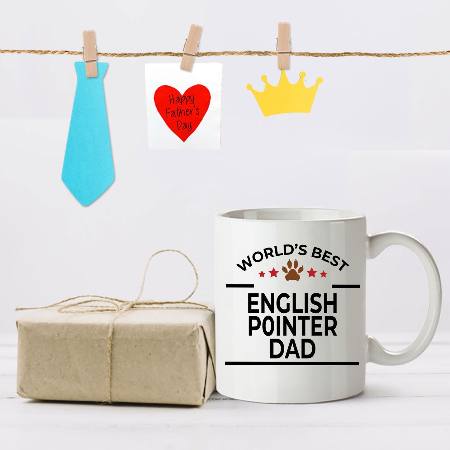 English Pointer Dog Dad Coffee Mug - Mallard Moon Gift Shop
