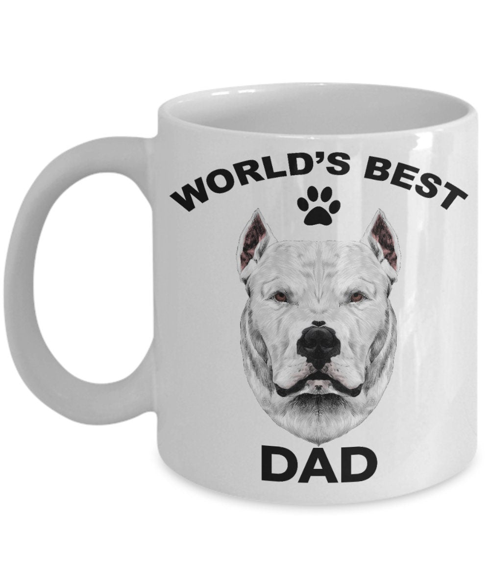 Dogo Argentino Best Dad Coffee Mug - Mallard Moon Gift Shop