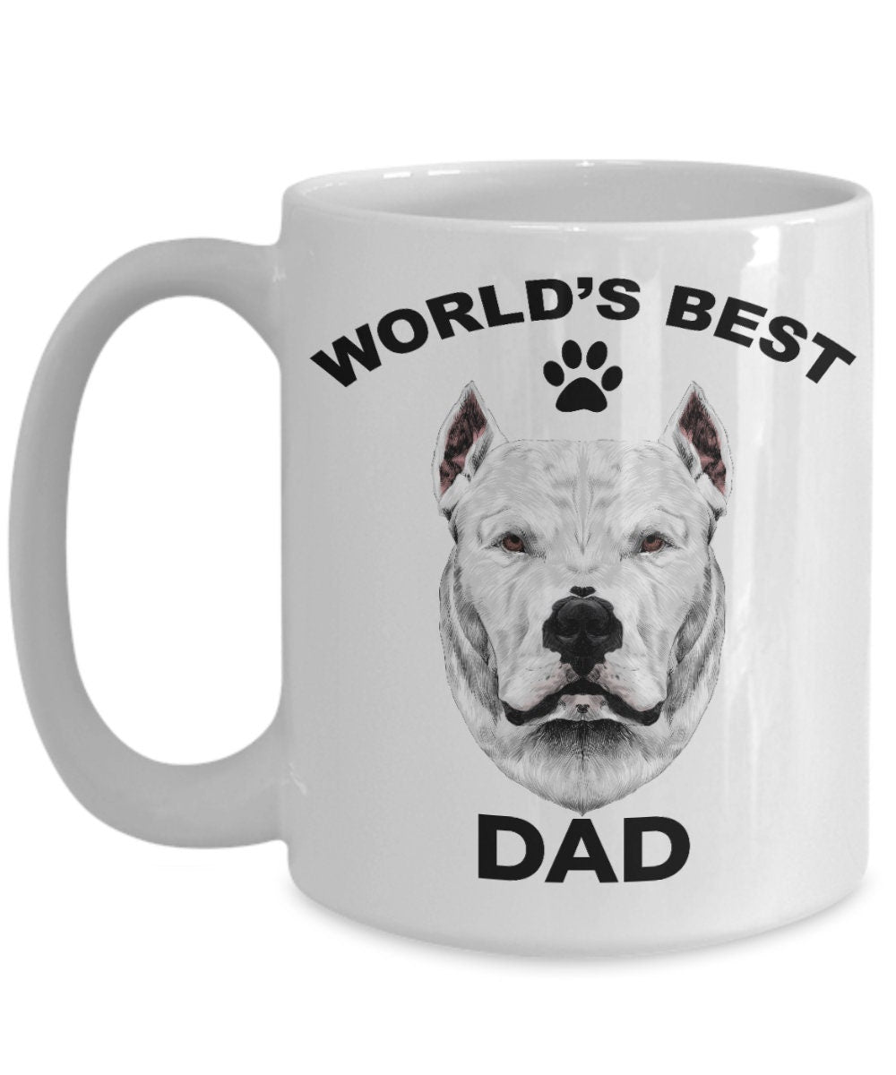 Dogo Argentino Best Dad Coffee Mug - Mallard Moon Gift Shop