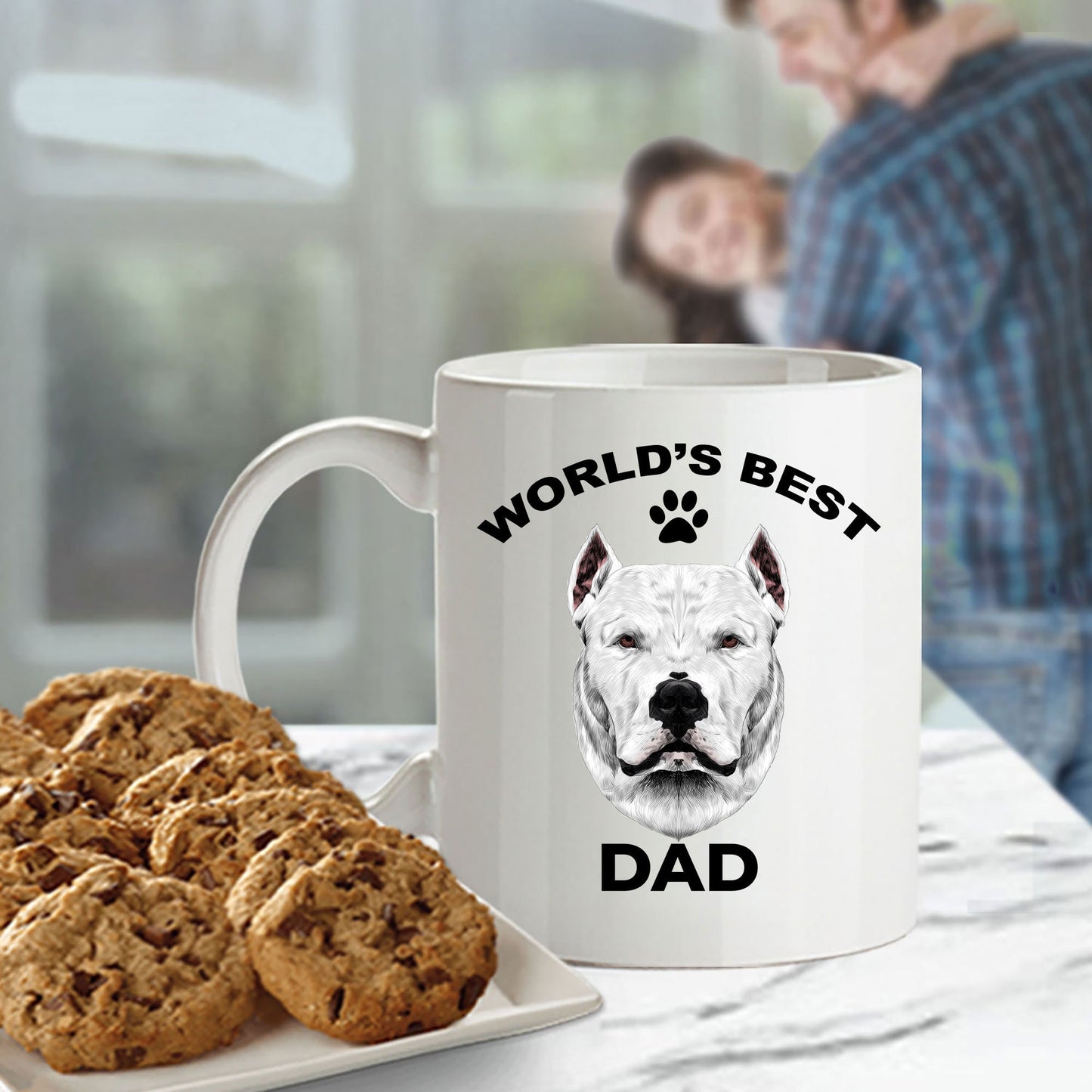 Dogo Argentino Best Dad Coffee Mug - Mallard Moon Gift Shop