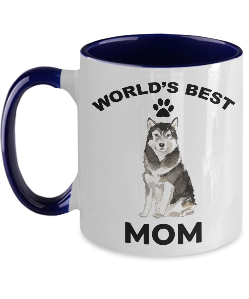 Alaskan Malamute Best Mom coffee mug - Mallard Moon Gift Shop