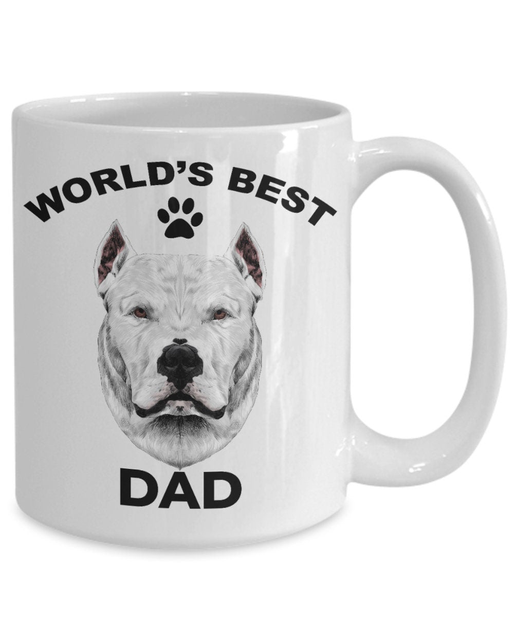 Dogo Argentino Best Dad Coffee Mug - Mallard Moon Gift Shop