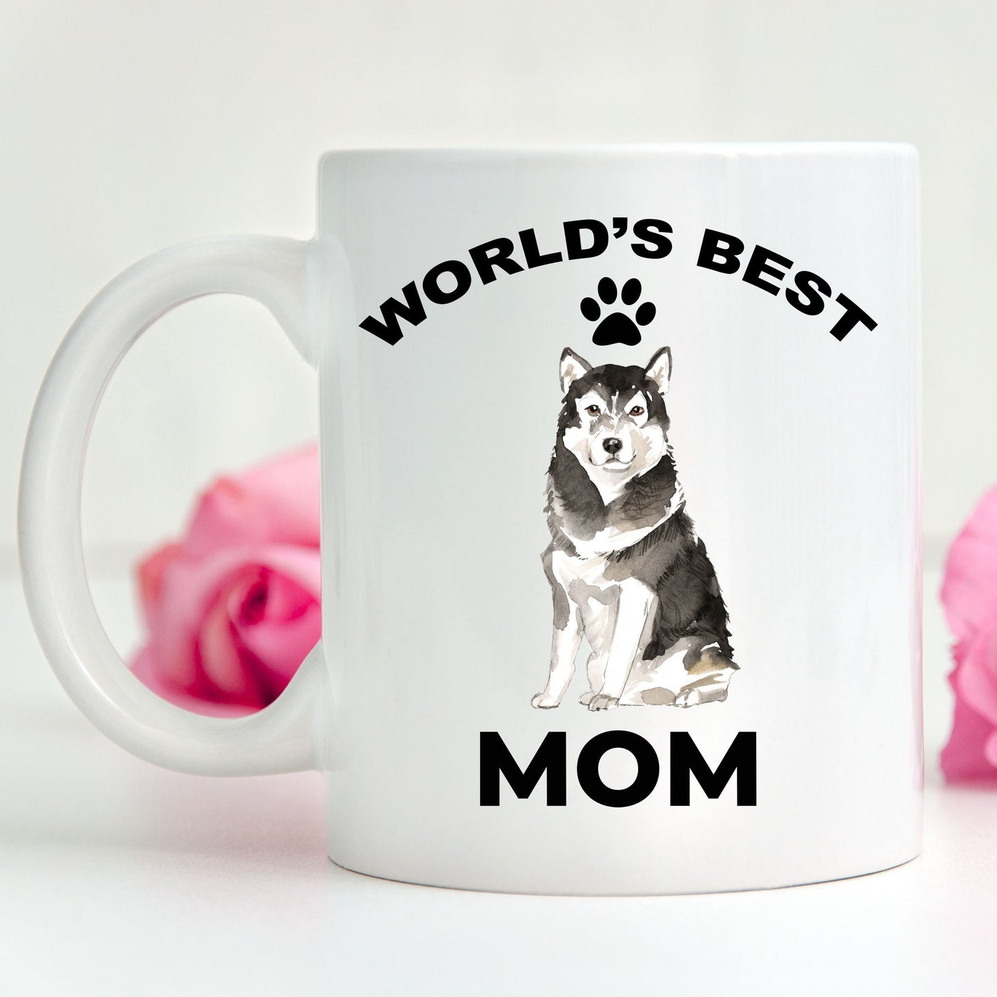 Alaskan Malamute Best Mom coffee mug - Mallard Moon Gift Shop