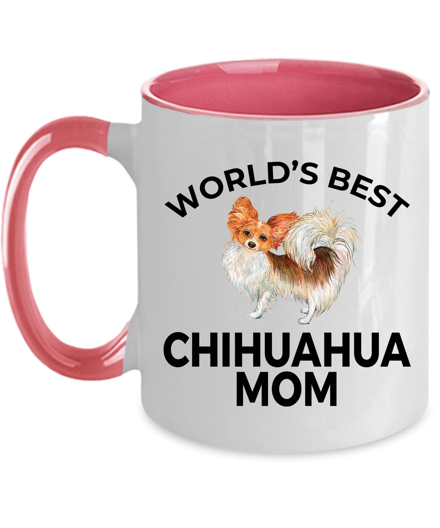 Chihuahua Long Haired Dog Mom Mug - Mallard Moon Gift Shop